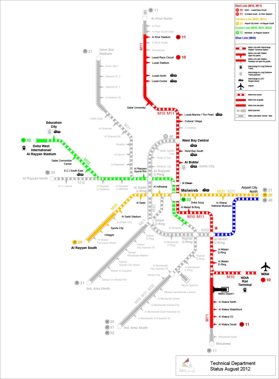 катар метроны газрын зураг