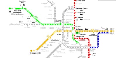 Катар метроны газрын зураг