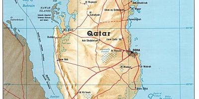 Катар бүрэн газрын зураг